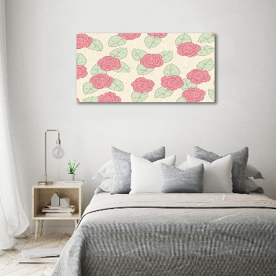 Tableau toile imprimée Roses