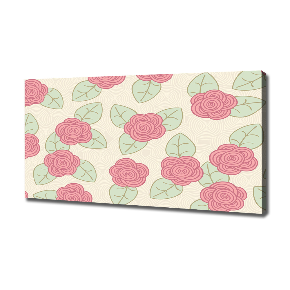 Tableau toile imprimée Roses