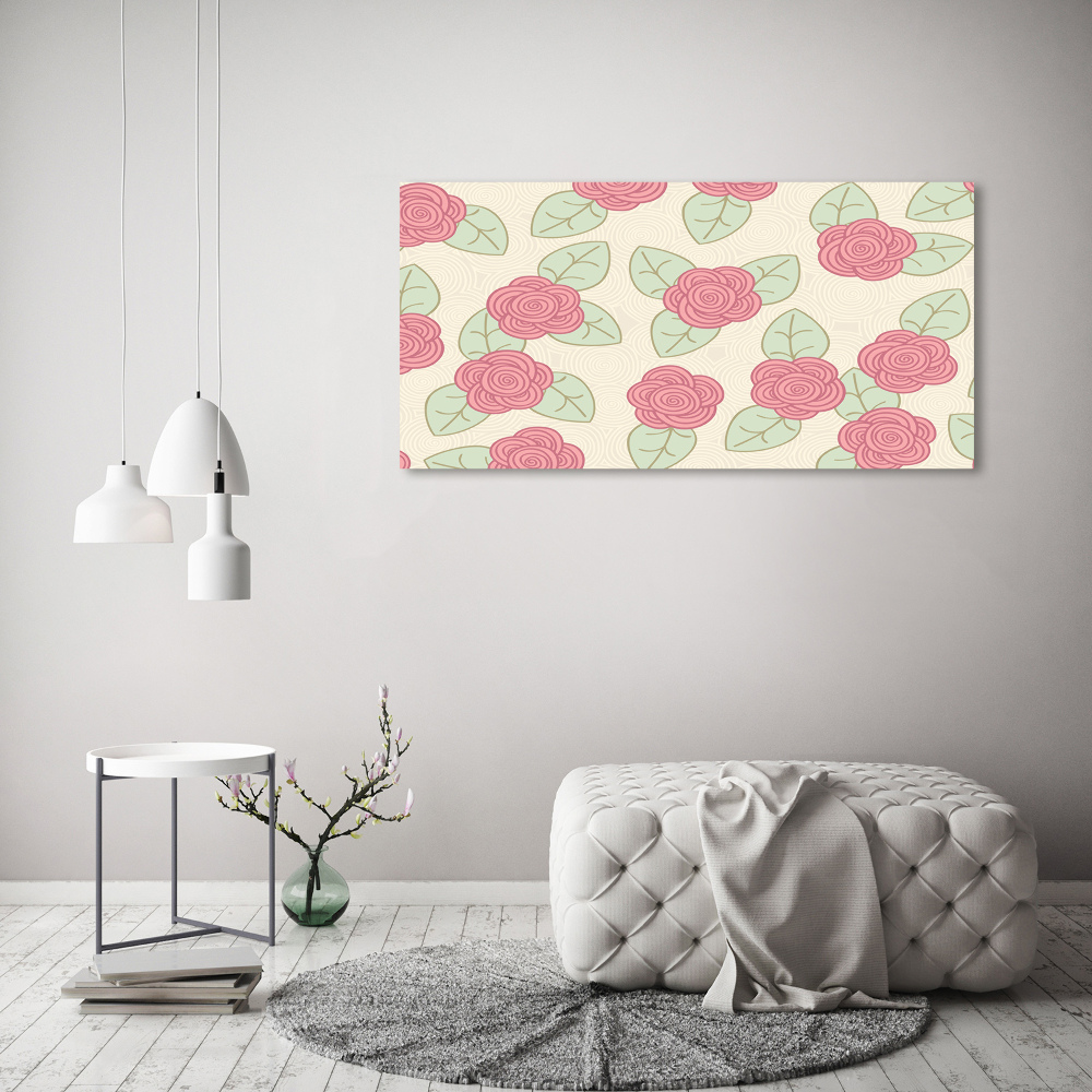 Tableau toile imprimée Roses