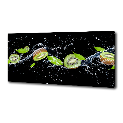 Tableau imprimé sur toile Kiwis et eau