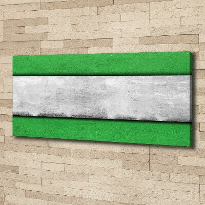 Tableau sur toile Mur vert