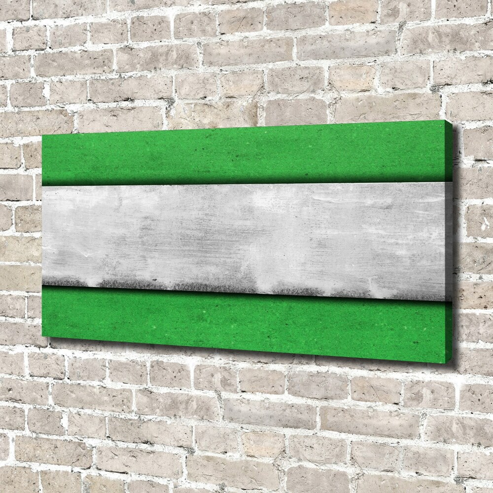 Tableau sur toile Mur vert