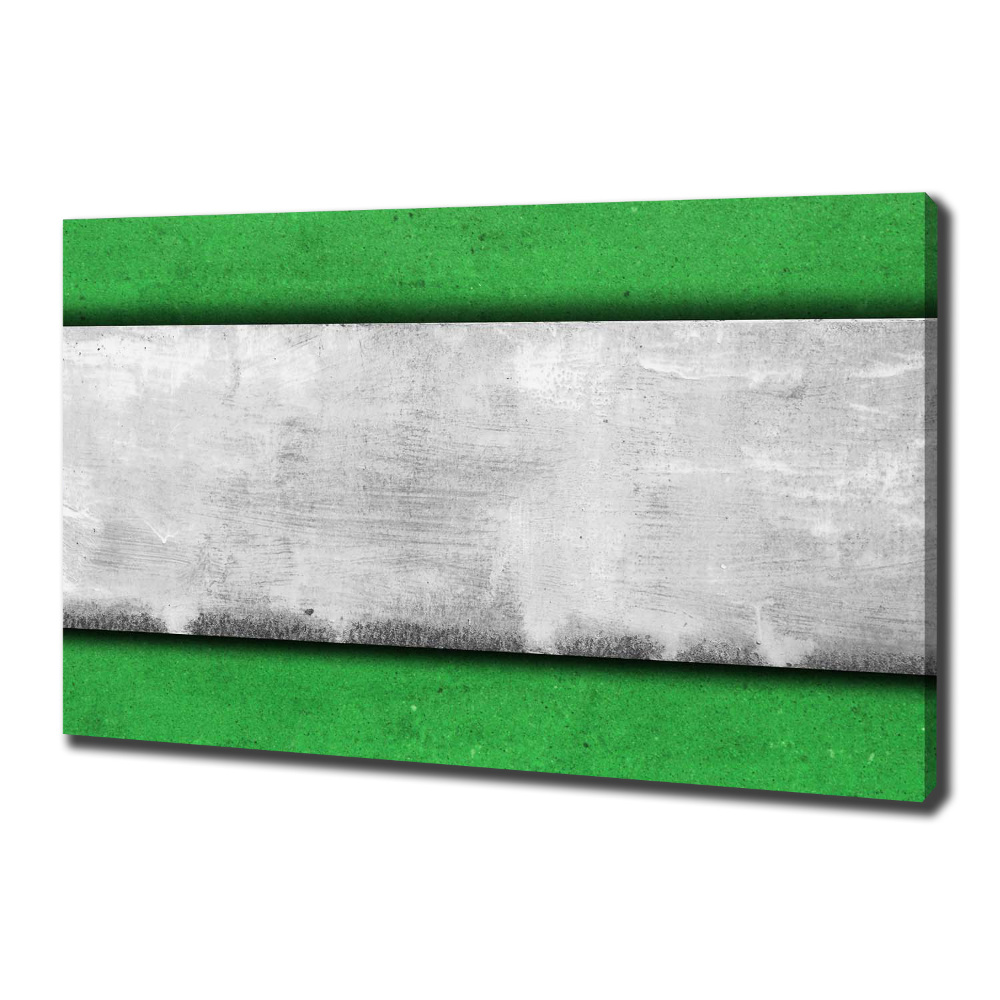 Tableau sur toile Mur vert