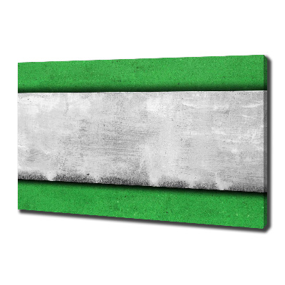 Tableau sur toile Mur vert