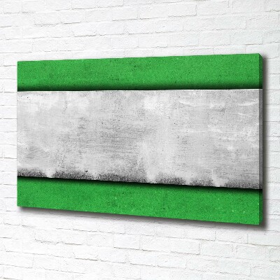 Tableau sur toile Mur vert