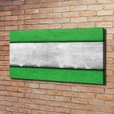 Tableau sur toile Mur vert