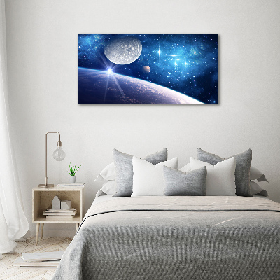 Tableau sur toile Lune