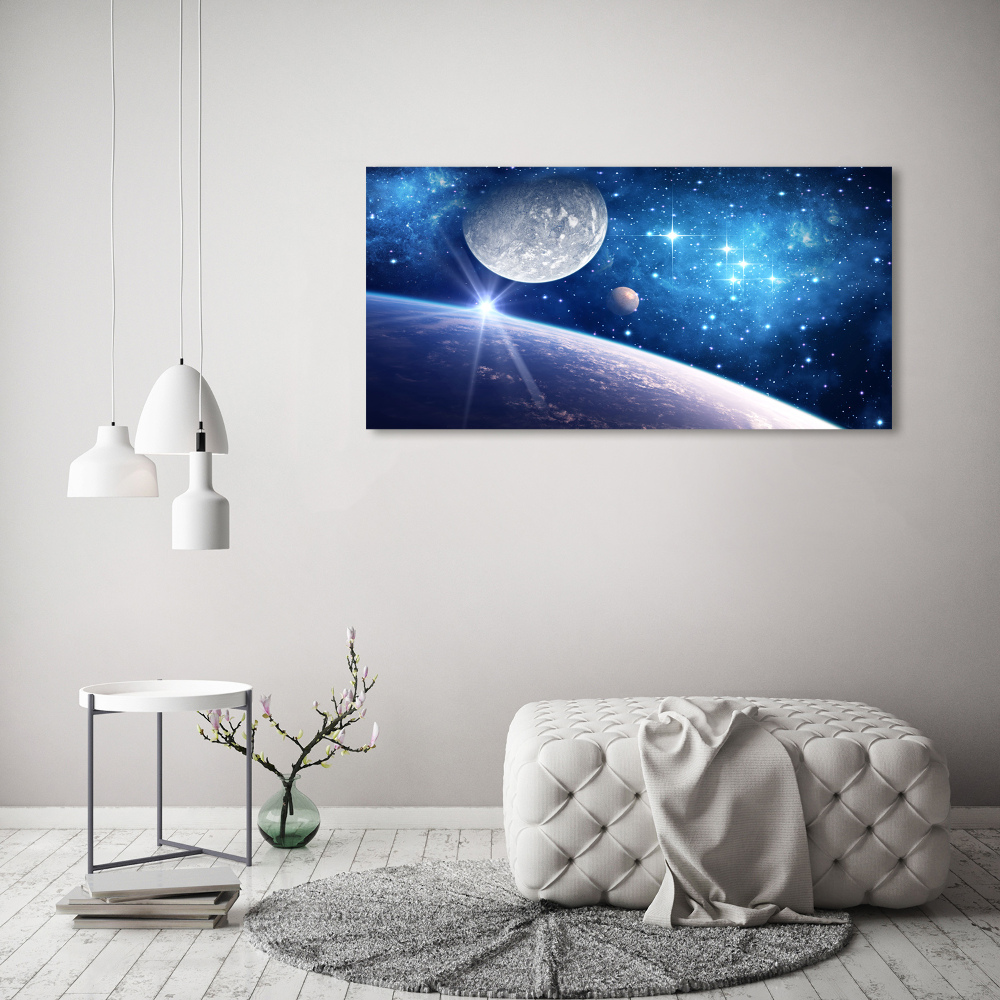 Tableau sur toile Lune