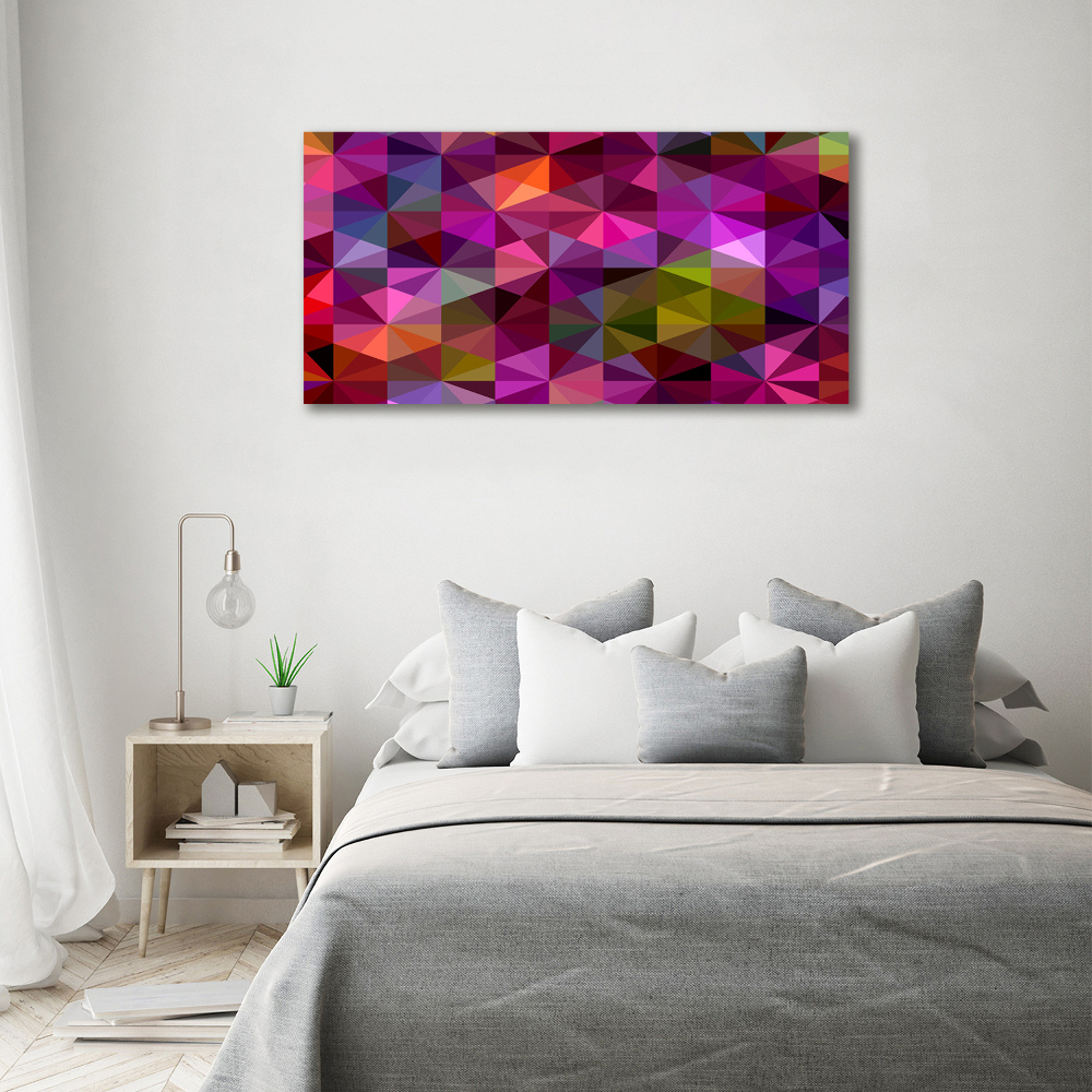 Tableau imprimé sur toile Abstraction colorée en 3D