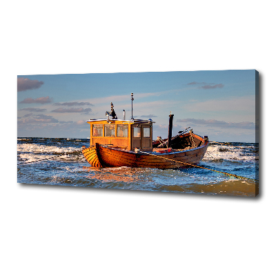 Tableau sur toile Bateau de pêche