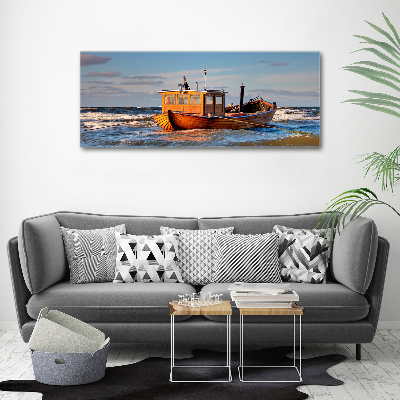 Tableau sur toile Bateau de pêche