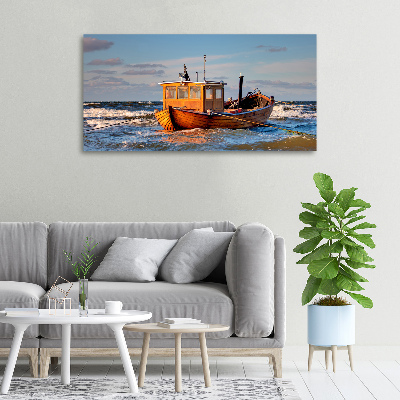 Tableau sur toile Bateau de pêche