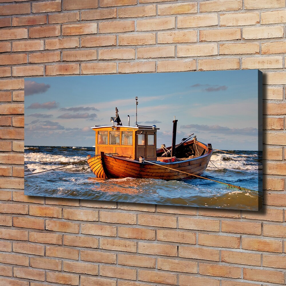 Tableau sur toile Bateau de pêche