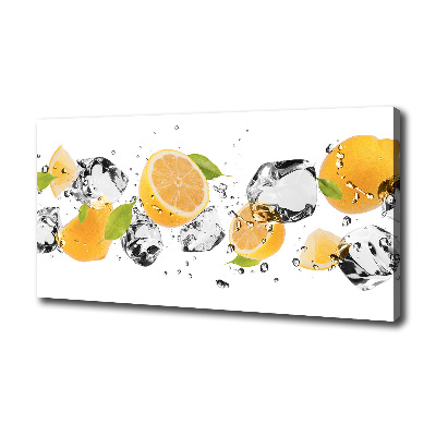 Tableau mural sur toile Citron et eau