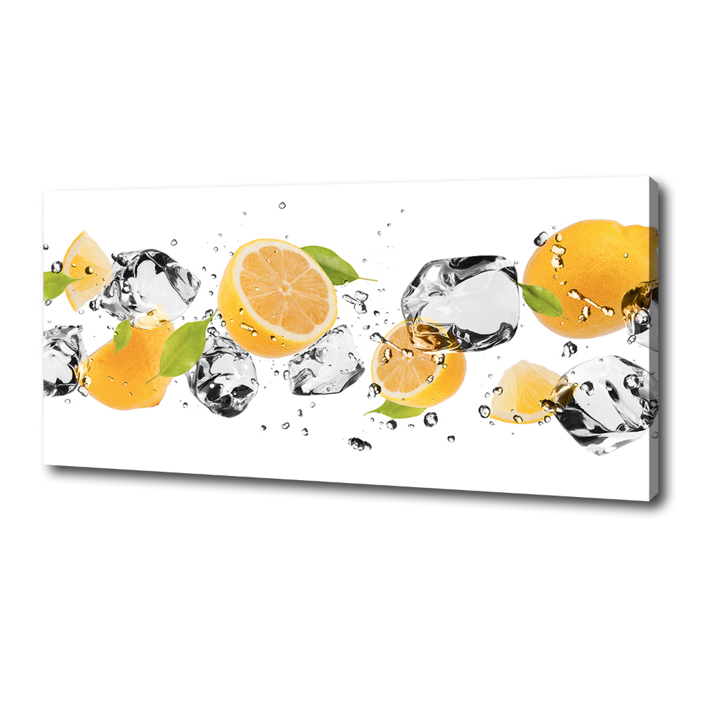 Tableau mural sur toile Citron et eau