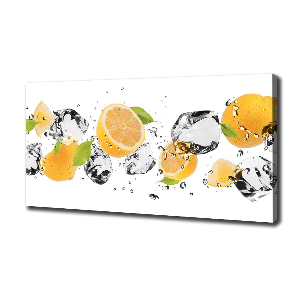 Tableau mural sur toile Citron et eau