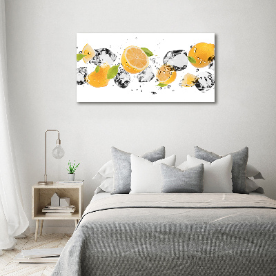 Tableau mural sur toile Citron et eau