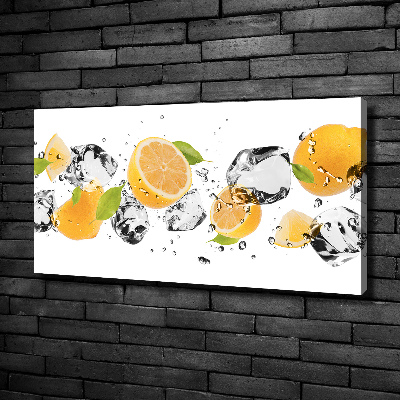 Tableau mural sur toile Citron et eau