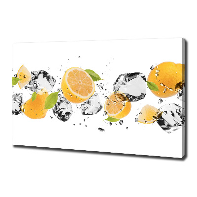 Tableau mural sur toile Citron et eau