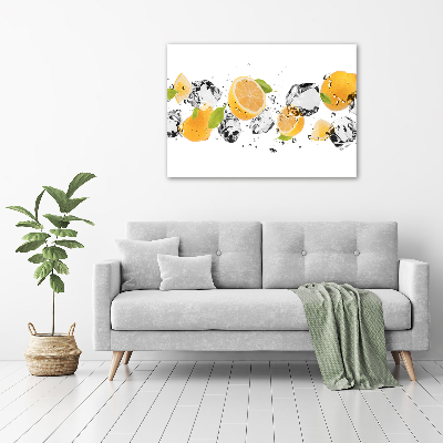 Tableau mural sur toile Citron et eau