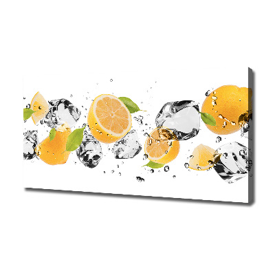 Tableau mural sur toile Citron et eau