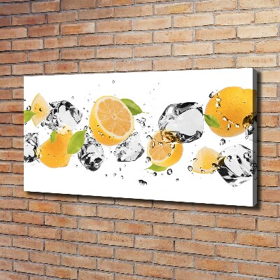 Tableau mural sur toile Citron et eau