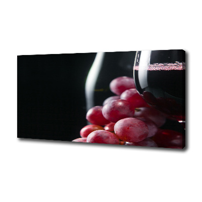 Tableau photo sur toile Raisins et vin