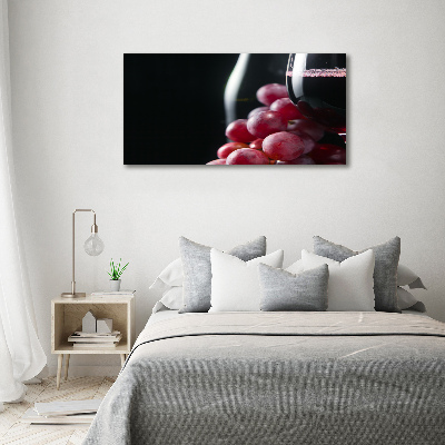 Tableau photo sur toile Raisins et vin