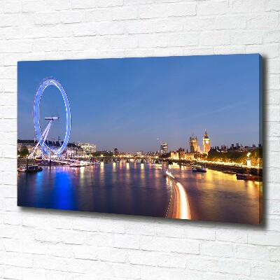 Tableau imprimé sur toile London Eye Londres