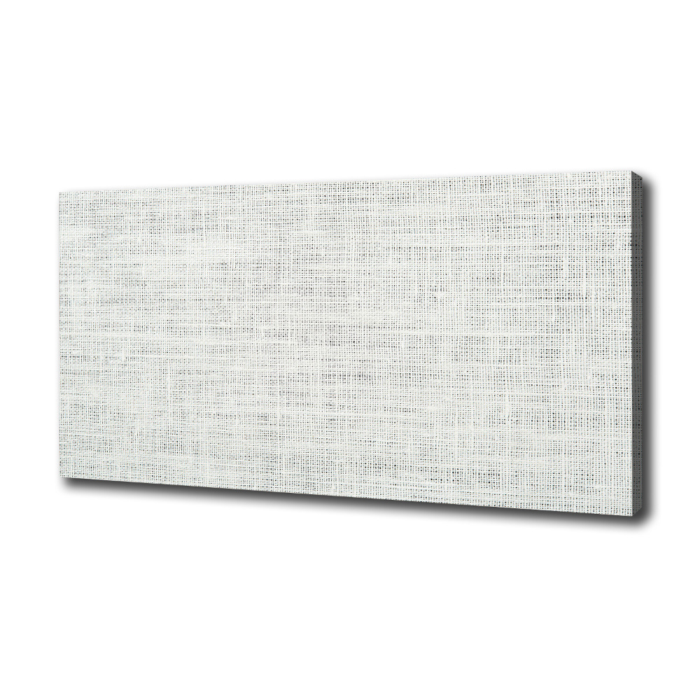 Tableau toile imprimée Toile blanche en lin