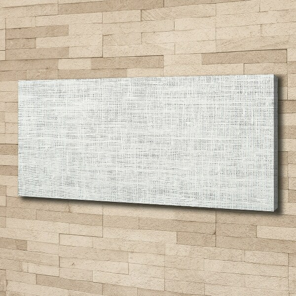 Tableau toile imprimée Toile blanche en lin