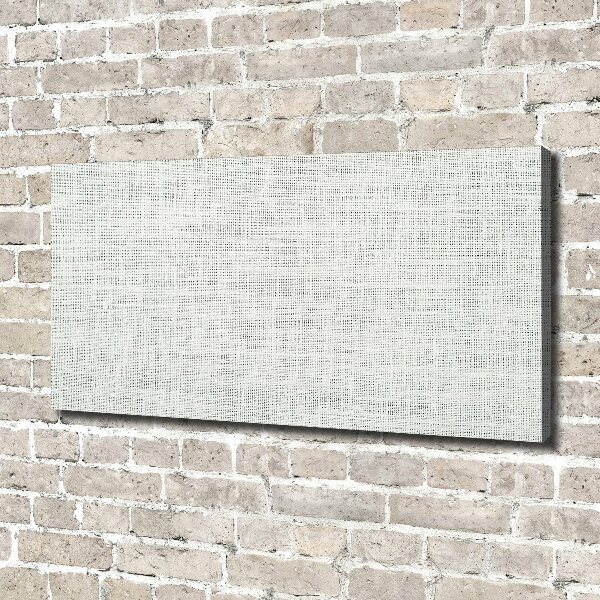 Tableau toile imprimée Toile blanche en lin