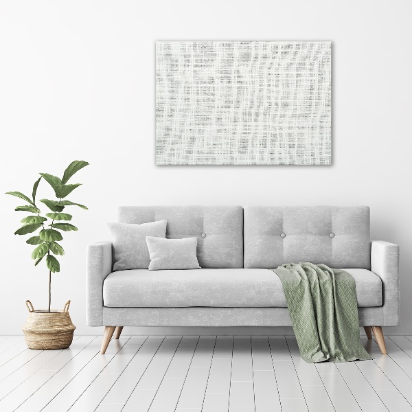 Tableau toile imprimée Toile blanche en lin