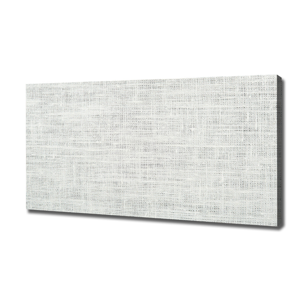 Tableau toile imprimée Toile blanche en lin