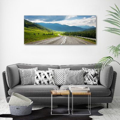 Tableau photo sur toile Une route dans les montagnes