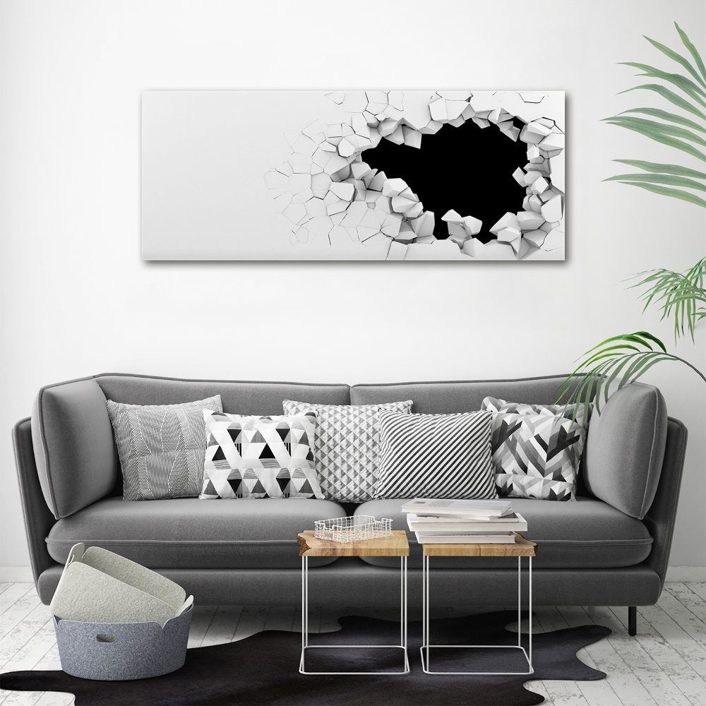 Tableau mural sur toile Trou dans le mur