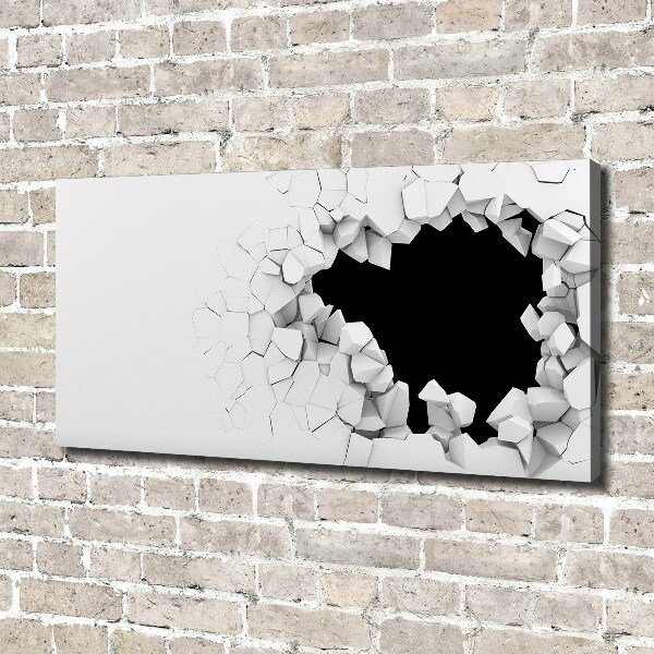 Tableau mural sur toile Trou dans le mur