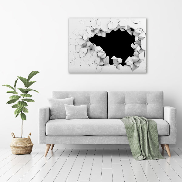 Tableau mural sur toile Trou dans le mur