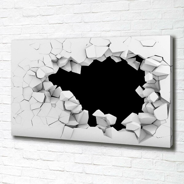 Tableau mural sur toile Trou dans le mur