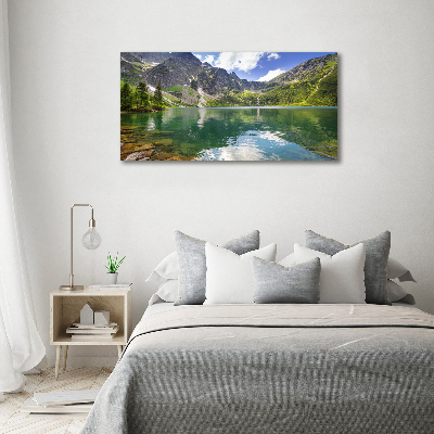 Tableau sur toile Le lac Morskie Oko Tatry