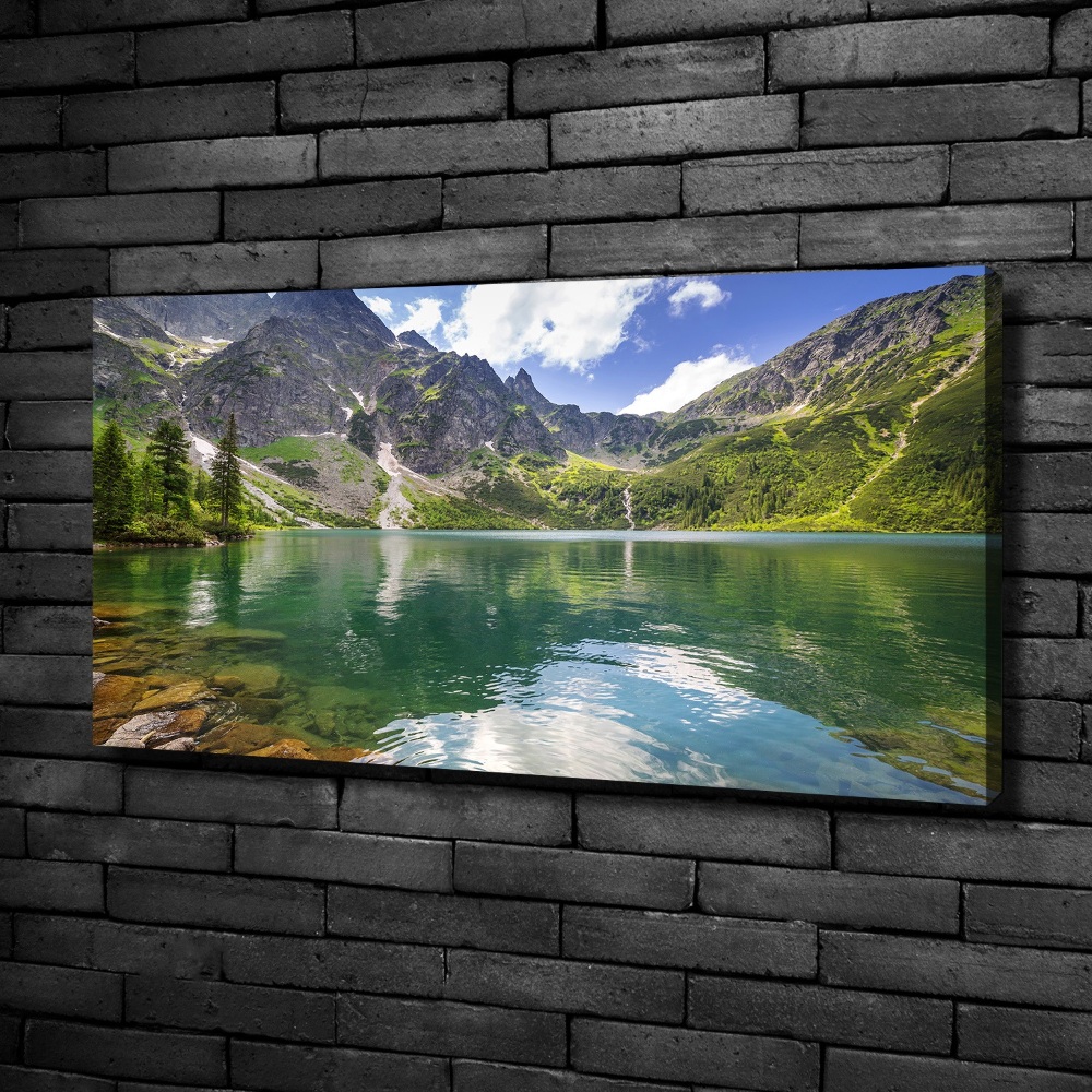 Tableau sur toile Le lac Morskie Oko Tatry