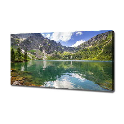 Tableau sur toile Le lac Morskie Oko Tatry