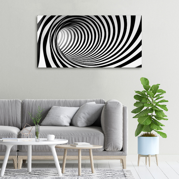 Tableau toile imprimée Tunnel 3D