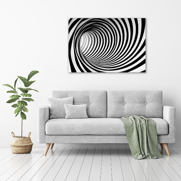Tableau toile imprimée Tunnel 3D