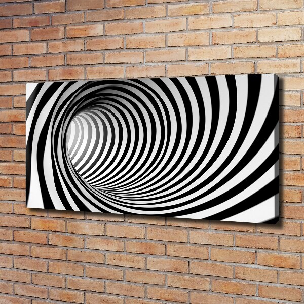 Tableau toile imprimée Tunnel 3D