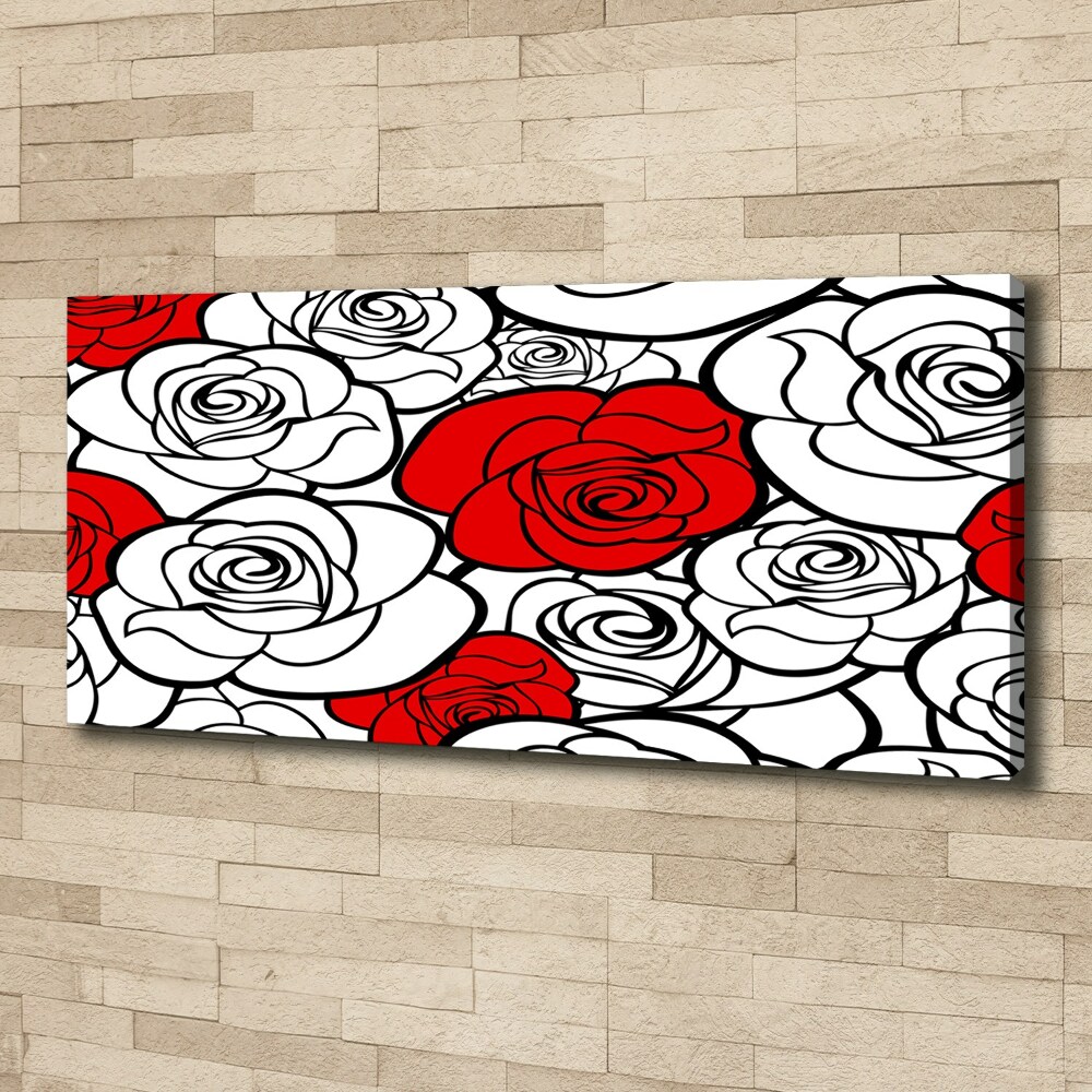 Tableau imprimé sur toile Roses