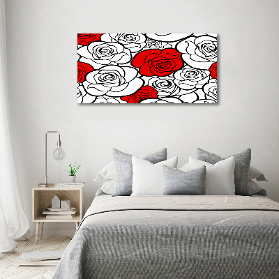 Tableau imprimé sur toile Roses