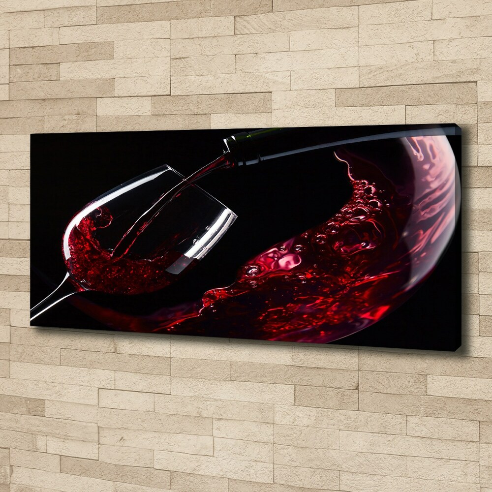 Tableau imprimé sur toile Vin rouge