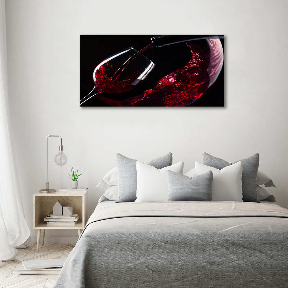 Tableau imprimé sur toile Vin rouge