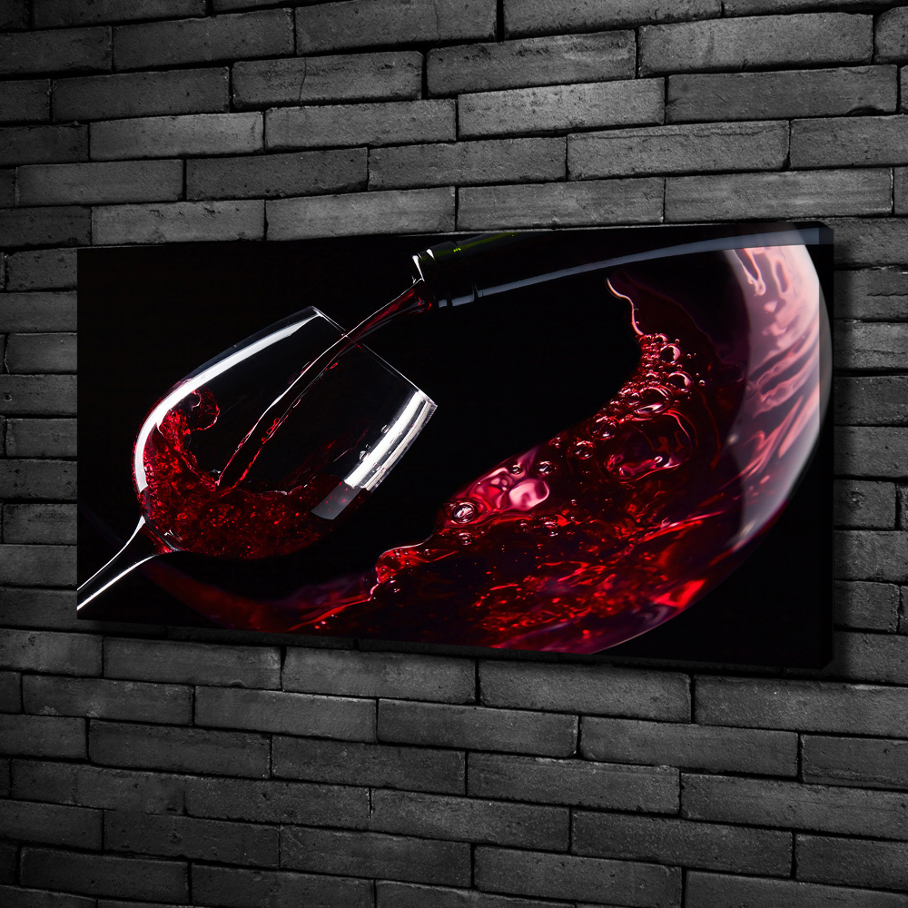 Tableau imprimé sur toile Vin rouge